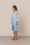 Bloom Robe in Sky Blue