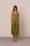 Bloom Square Front Tank in Moss