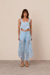 Bloom Square Front Tank in Sky Blue