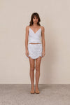 Promise Wrap-Front Tank in White