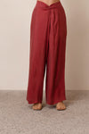 Unwritten Twist Front Pants in Petal