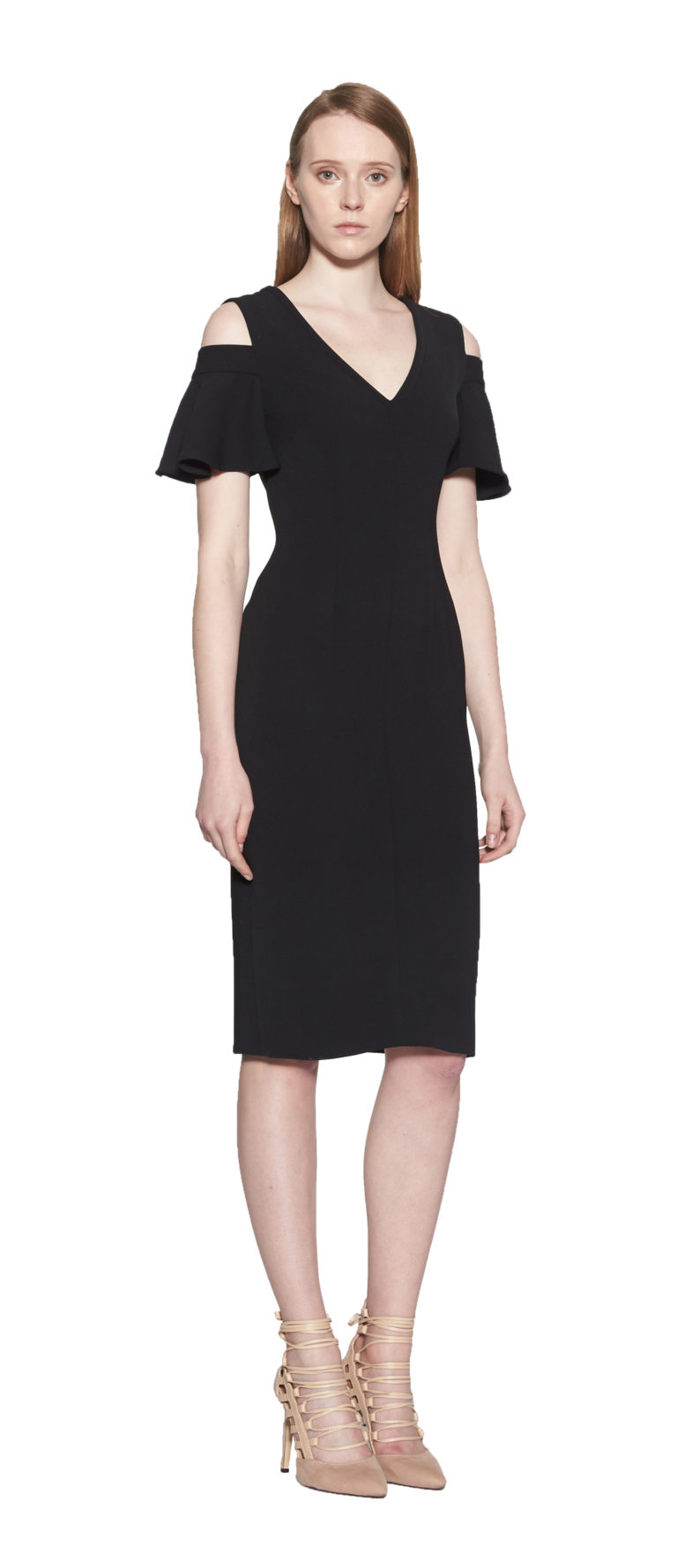 Nicola Cold Shoulder Shift Dress