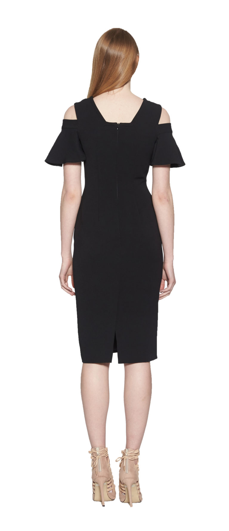 Nicola Cold Shoulder Shift Dress