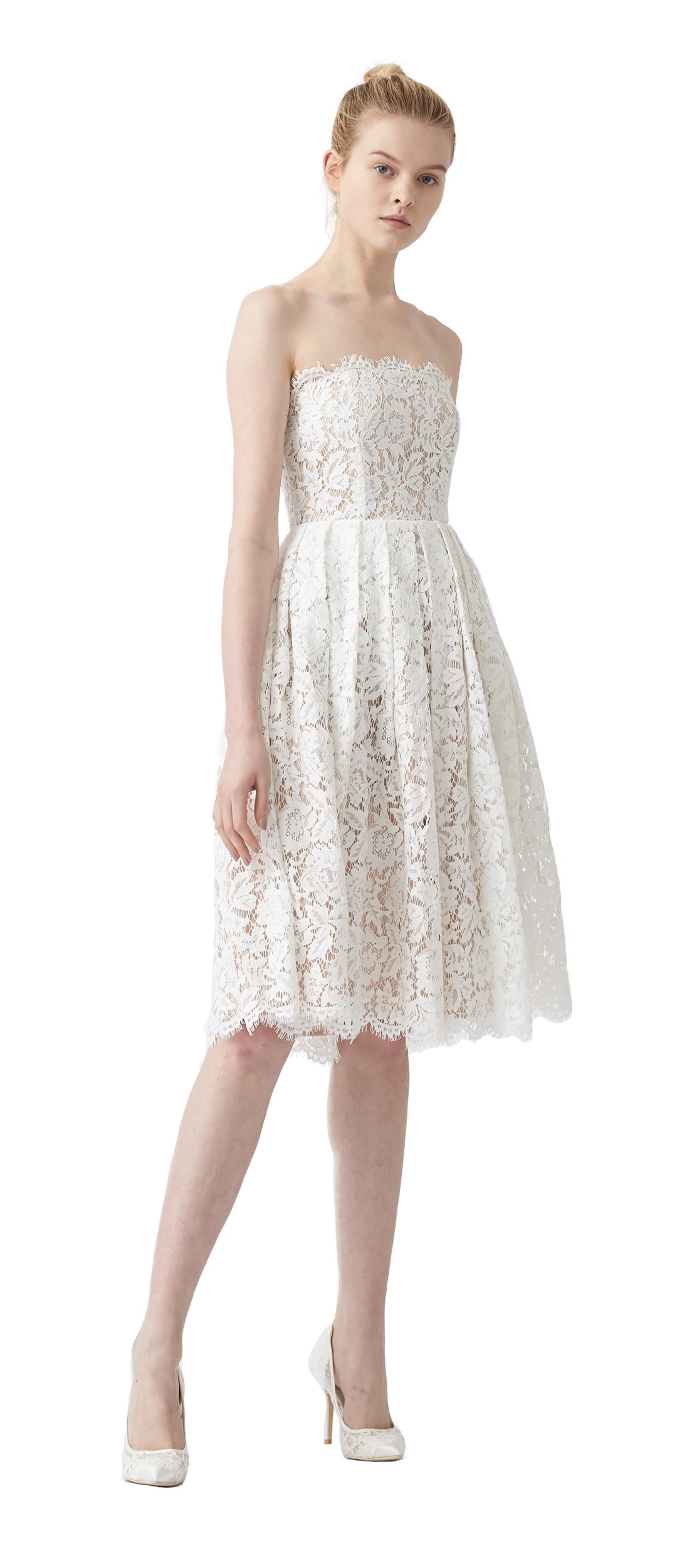 lace bustier dress